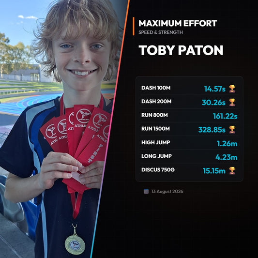 Ten personal bests and three championship records in one afternoon