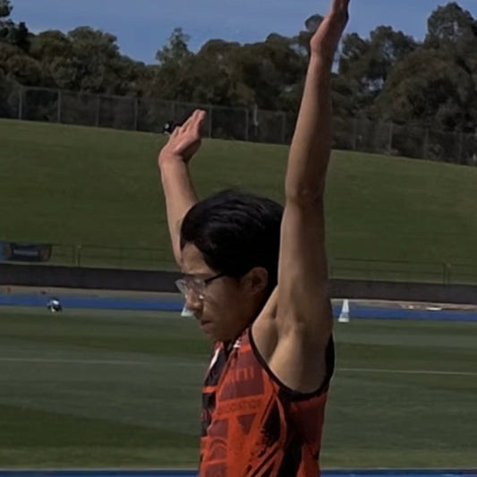 Kaizhe Tan at NSWCHSSA 2026, and the jump that was called a foul