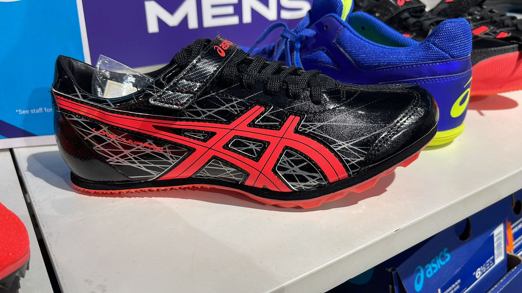 Asics long jump shoes Clearance